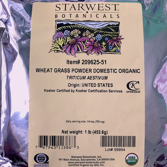 Wheat Grass Powder Domestic Organic - Picture 3 of 3